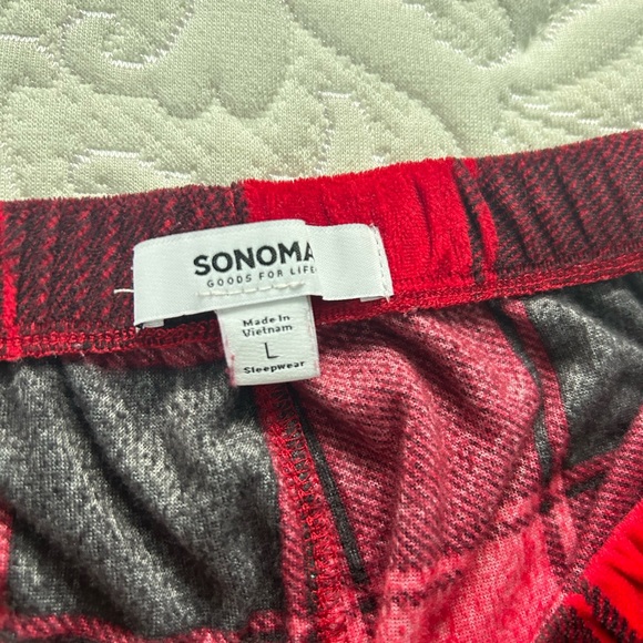 RED AND BLACK PLAID PAJAMA SET - Picture 3 of 5